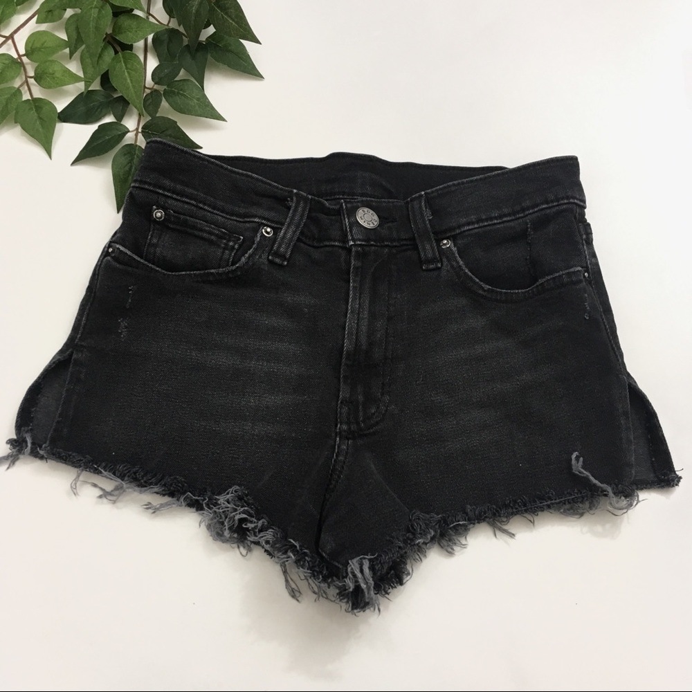 BDG Black Distressed Denim Jean Shorts